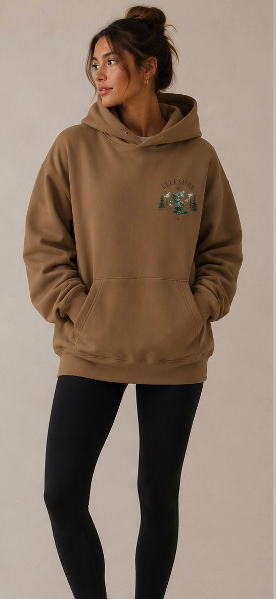 Oversized heavyweight Snowboard hoodie